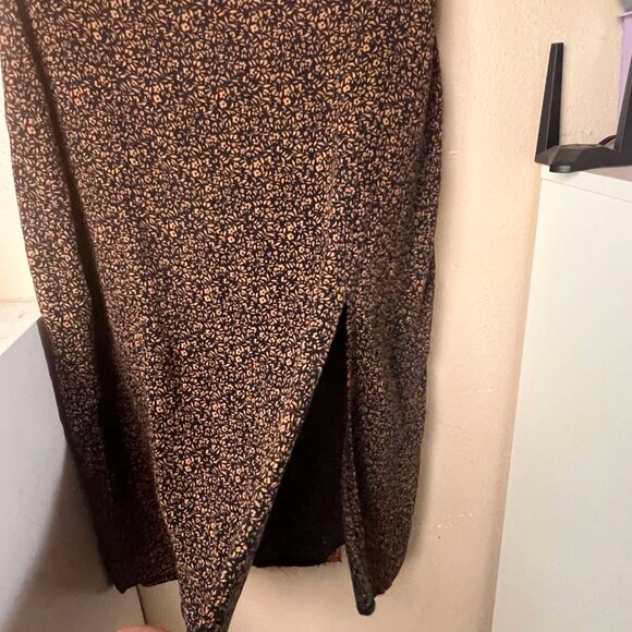 Floral Midi slit skirt - Picture 5 of 6